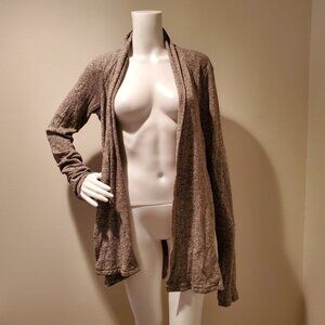 Saturday Sunday Anthropologie Gray Open Cardigan Sweater XS